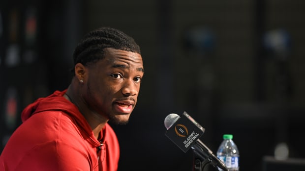 Jalen Milroe, Rose Bowl media availability